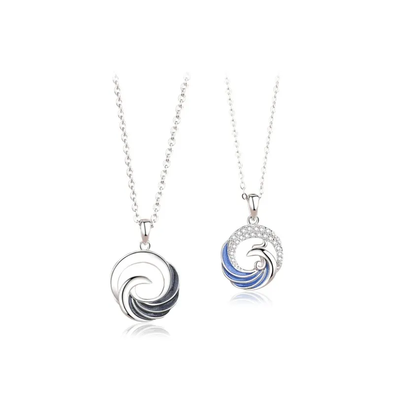 LOVE WHEEL S925 Silver Necklaces Unisex-0