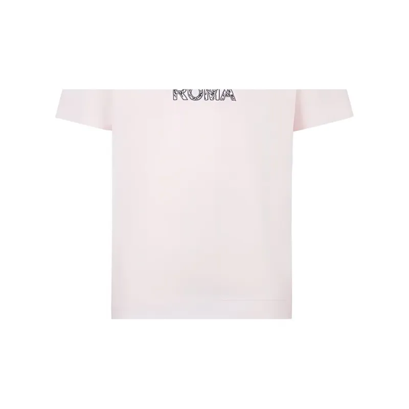 FENDI T-Shirts Men Pink-5