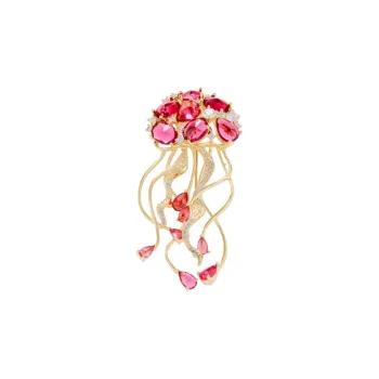 VIOLET Copper Alloy Brooches Women's