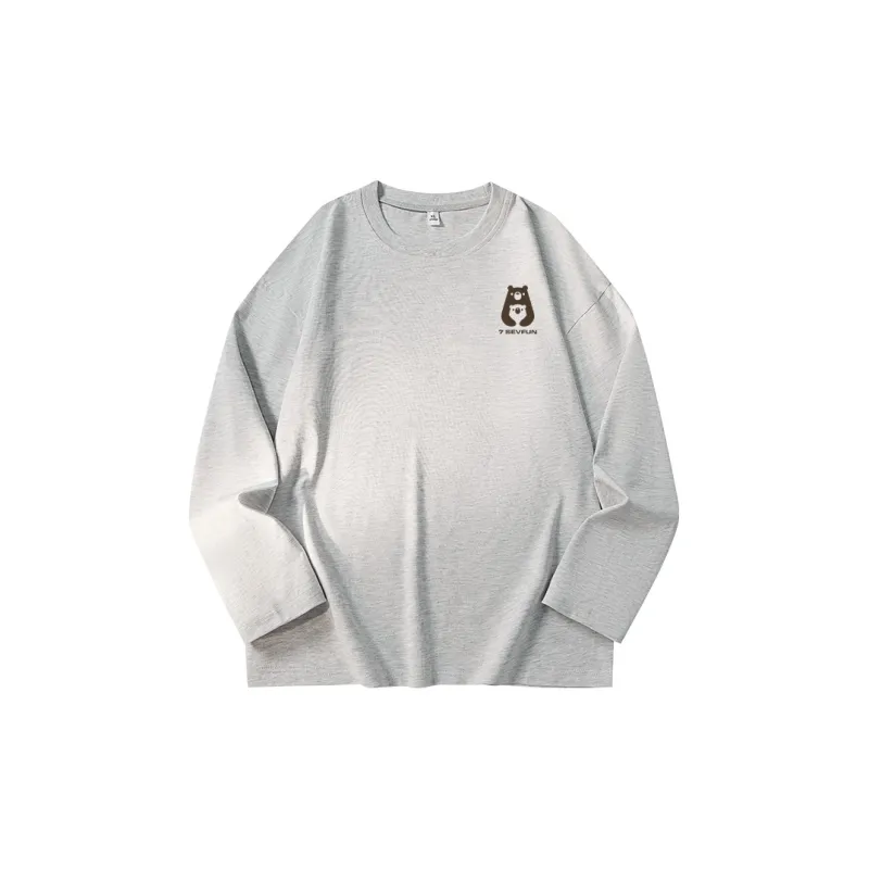 7 SEVFUN Undershirts Unisex Blue-4