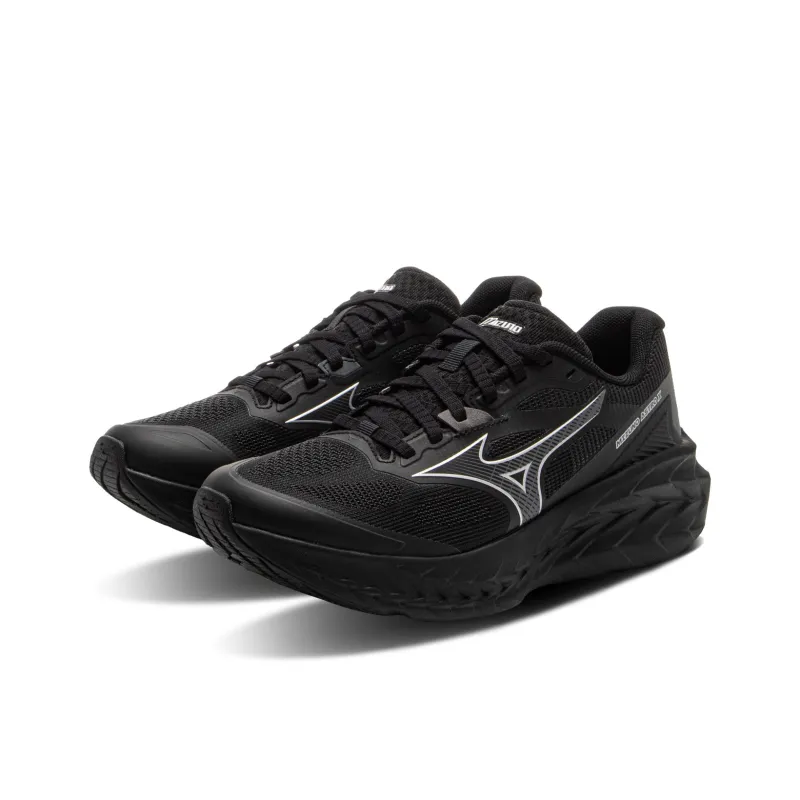 Mizuno ASTRO Anti Slip Wear Resistant Low Top Running Shoes Unisex Black Gray-1