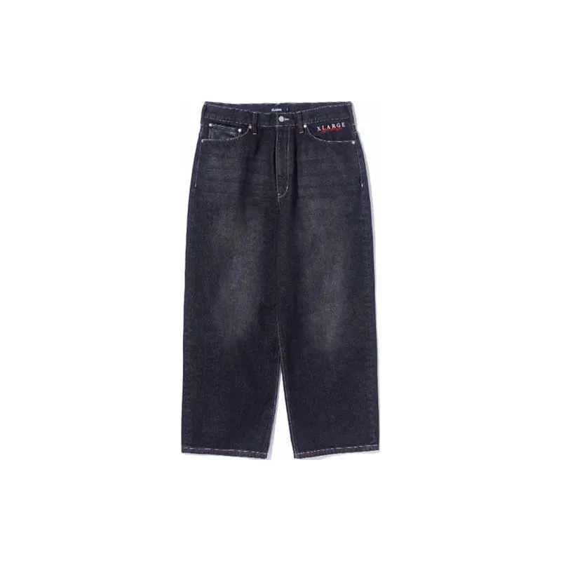 XLARGE Lil Wayne Collaboration Jeans Unisex Black-1