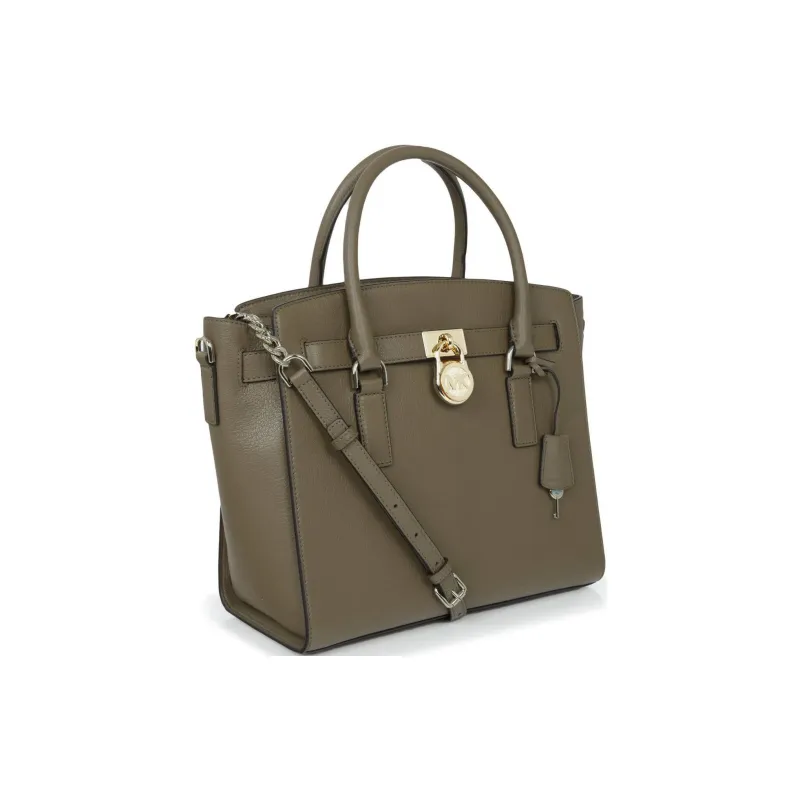 MICHAEL KORS MICHAEL KORS Luggage Collection Cow Leather Handbags Shoulder Bag Crossbody Bag Women's Olive Green-2