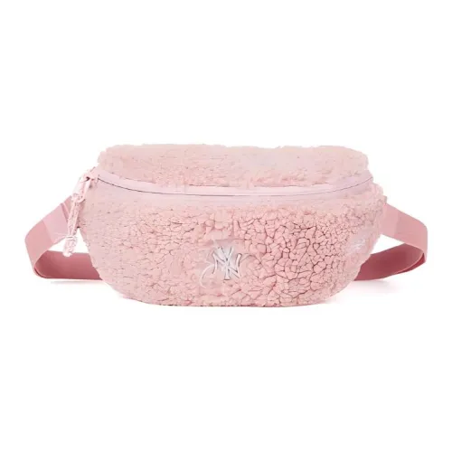 New Era × MLB Collaboration Wool One Shoulder Crossbody Fanny Pack Medium Size Unisex Pink