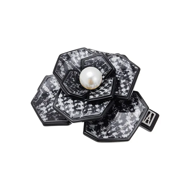 ALEXANDRE DE PARIS Exclusive Camellia Collection 6cm Hair Clip Top Clip Women's-2
