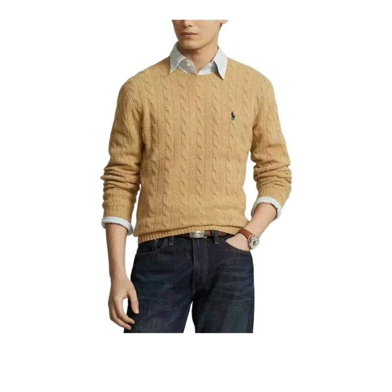 Polo Ralph Lauren Pony Embroidered Cable Knit Jumper-2