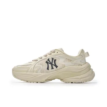 MLB Curve Runner Shock Absorbers Low Top Casual Shoes Unisex Beige