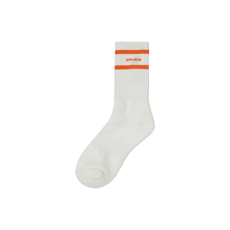 Columbia Mid-Calf Socks Unisex 1 Pack White-0