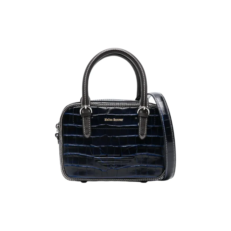 Adidas X Wales Bonner Crocodile embossed Tote Bag-0