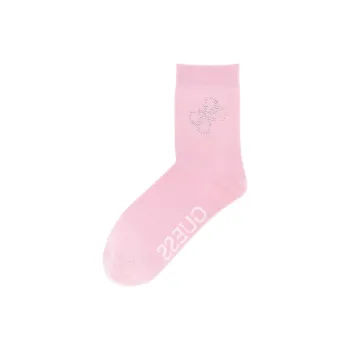 GUESS Mid-Calf Socks Women's 1 Pack Pink