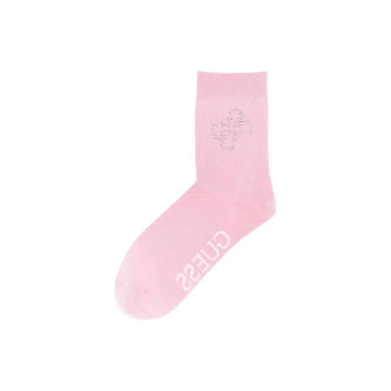 GUESS Mid-Calf Socks Women's 1 Pack Pink-0