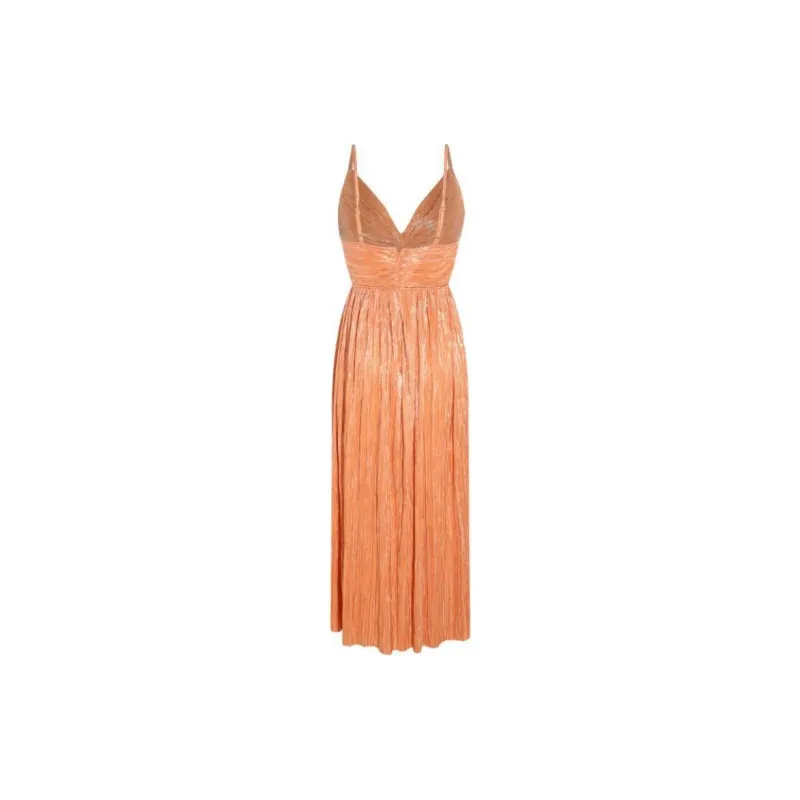 Sabina Musayev Lucca Pleated Midi Dress-1