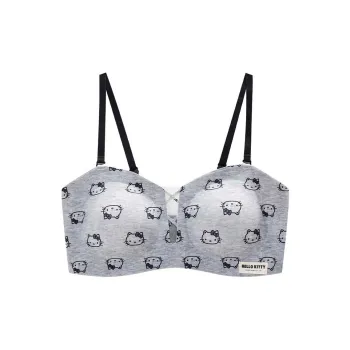 GUKOO x Hello Kitty Bra Women's Heather Gray