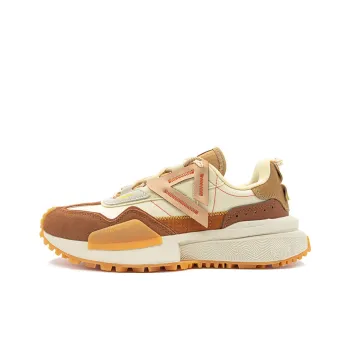 PEAK Cushioned Wear Resistant Coverage Low Top Chunky Sneakers Unisex Chestnut Brown