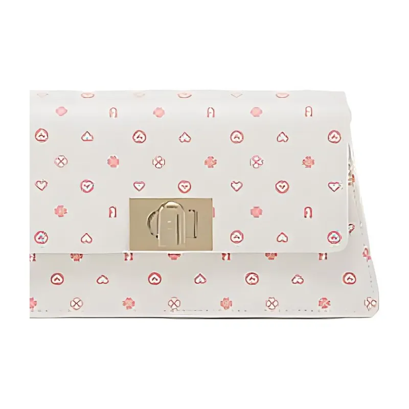 Furla Soft Textured Leather Crossbody Bag Shoulder Bag Mini Women's Cotton Candy-4