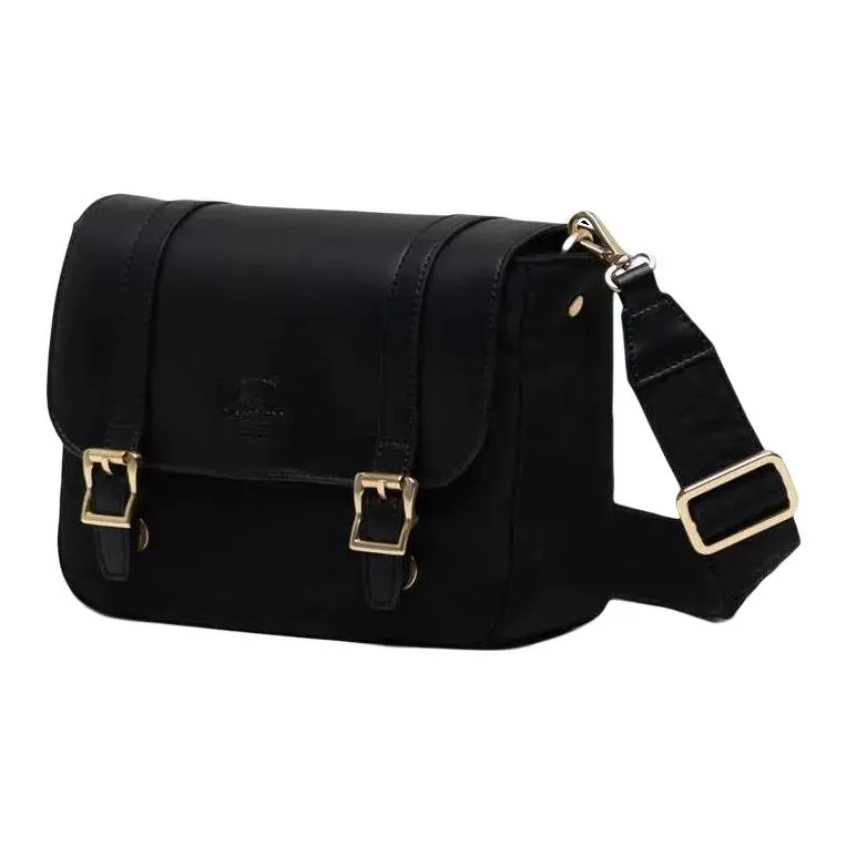 Herschel Nylon Shoulder Bag Crossbody Bag Mini Unisex Black-2
