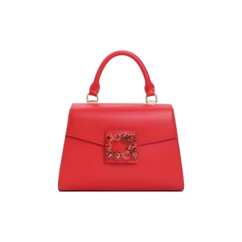 BELLE Artificial Leather Handbag Shoulder Bag Crossbody Bag Medium Size Women's Garnet Red
