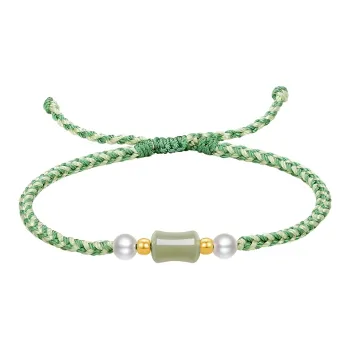 ZHOU LIU FU Bracelets Green Jade Women's