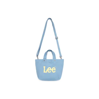 Lee Cotton Tote Bag, Shopping Bag, Shoulder Bag, Crossbody Bag, Handbag Mini Unisex Light Blue