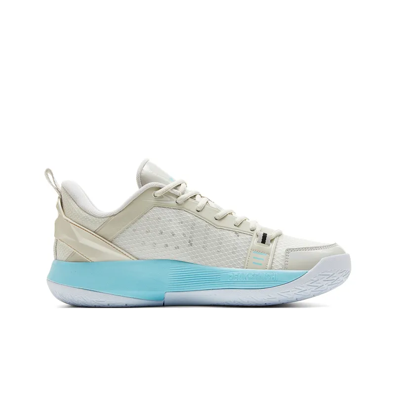 PEAK Taichi Siege Cushioning, Rebound, Abrasion Resistant, Slip Resistant Low Top Basketball Shoes Men's Mist Gray-1