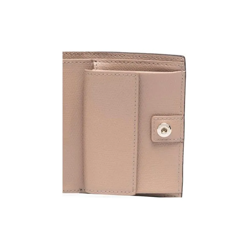 Furla Calfskin Coin Purses Wallets Women's Blue-4