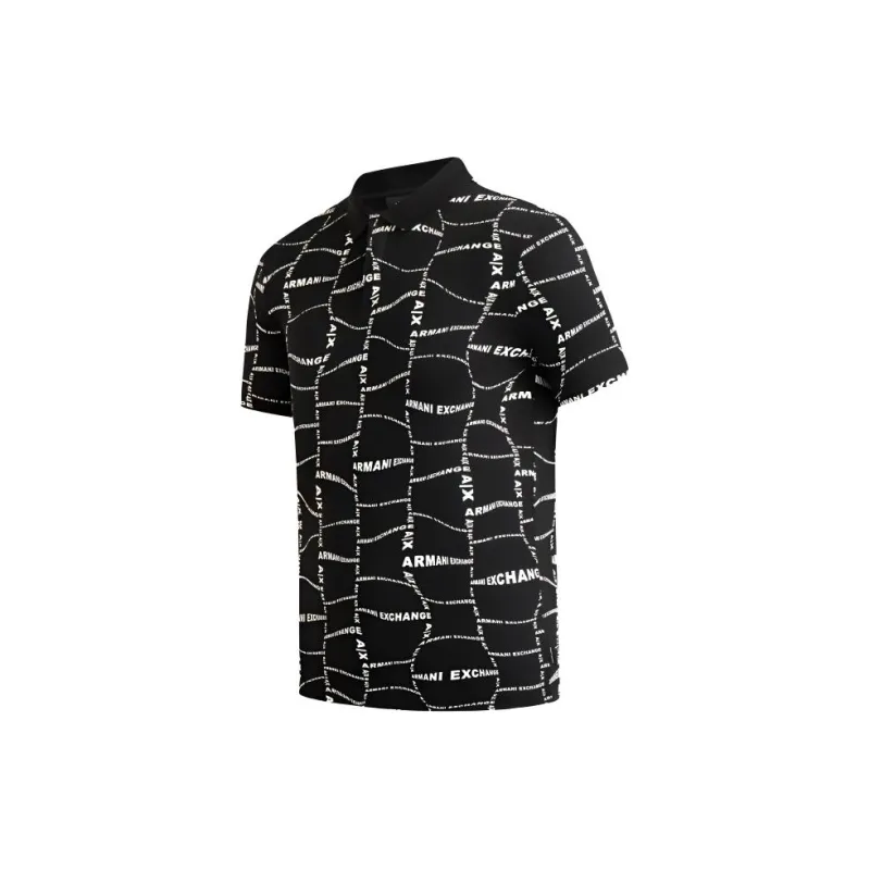 ARMANI EXCHANGE Polo Shirts Men Black-2