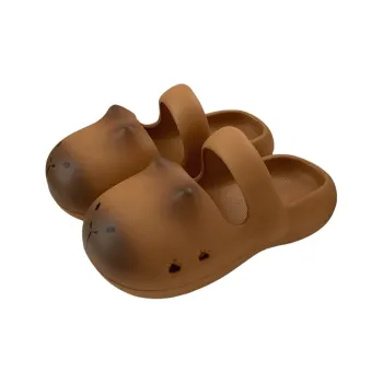 Thin Strips Slippers Women's, Earth Yellow