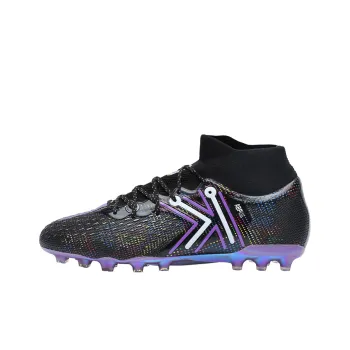 KELME Wear Resistant Support Rebound Sub Elite Soccer Shoes Unisex Black Purple
