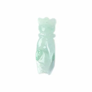 South Asia Bean Type Jadeite Pendants Unisex