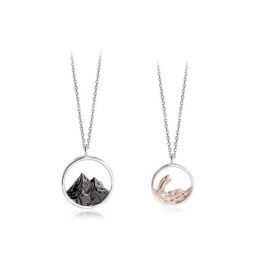 LOVE WHEEL S925 Silver Necklaces Unisex