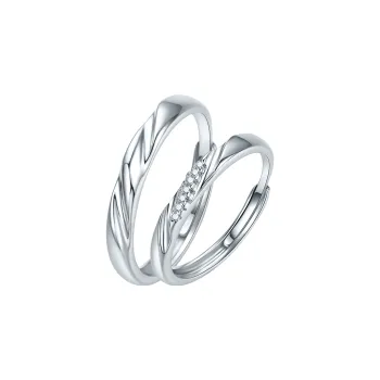 JINGUIFU S925 Silver Rings Unisex