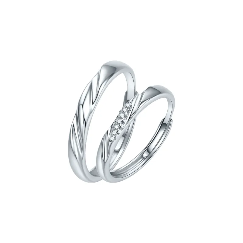 JINGUIFU S925 Silver Rings Unisex-0