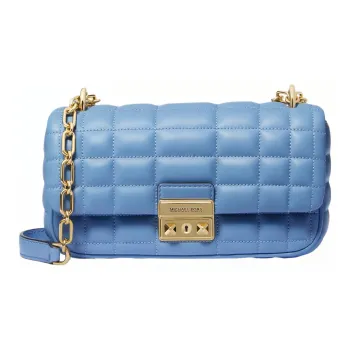MICHAEL KORS Sheepskin Pillow Bag Portable Crossbody Bag Shoulder Bag Small Size Women's Light Blue