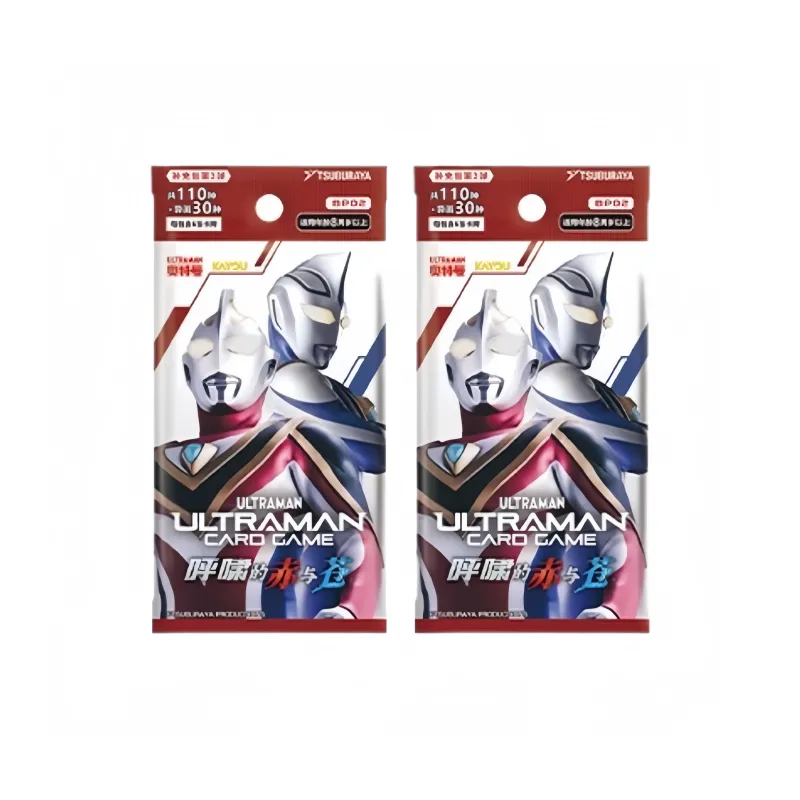 KAYOU Ultraman Interchangeable Card Roaring Red And Cyan IP/Anime Cards 24 Pack/Box-0
