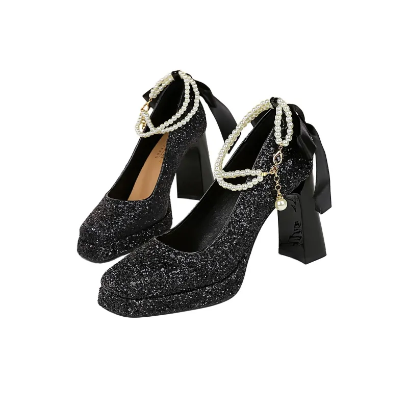 QITUMAUL High Heels Women's-8
