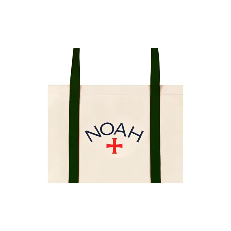 NOAH Cotton Tote Bag Shopping Bag Shoulder Bags Regular Unisex Green-2