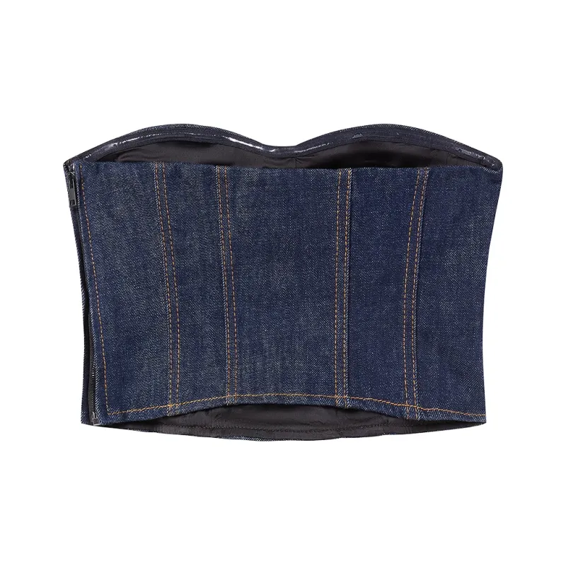 Miss Sixty Tank Tops Women's Denim Blue Black-1