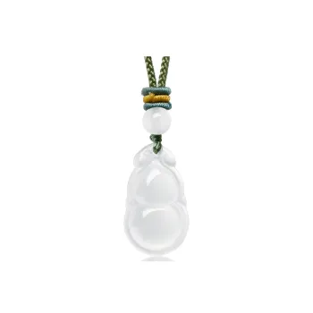 MARY WINDSOR Chalcedony White Moonlight Pendant Unisex