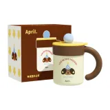 [Multicolor Box]Brown Caramel Pudding, Insulated Cup