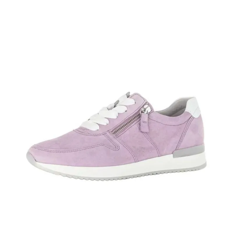 Gabor Fashion Abrasion Resistant Low Top Casual Shoes Women's Purple-1
