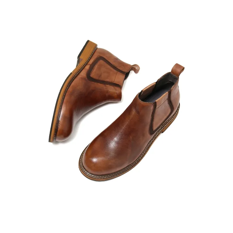 Turns By Turns Short Chelsea Boots Men's-6