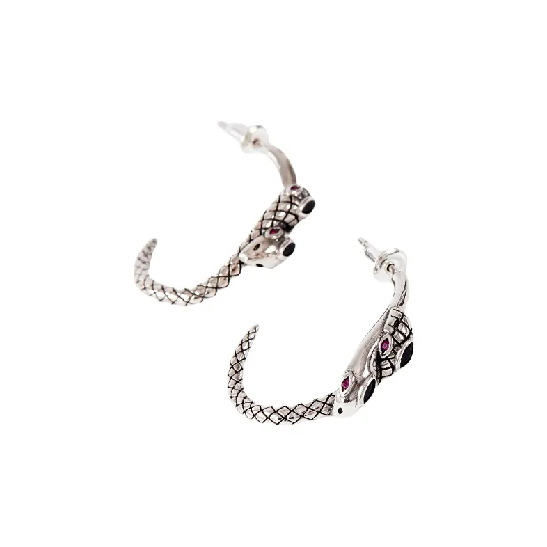 Native Stranger 925 Sterling Silver Earrings Unisex-1