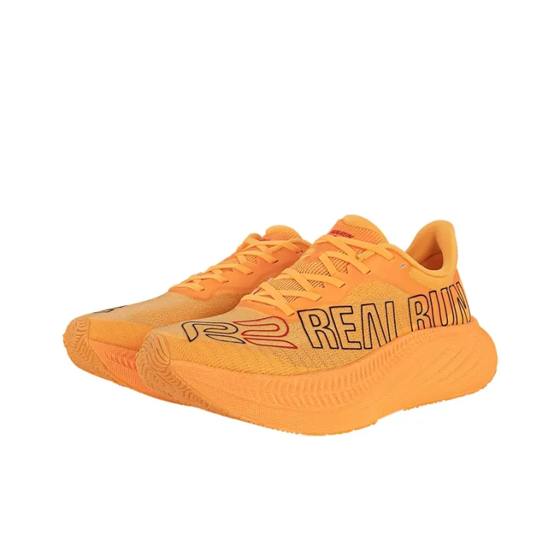 R2 REALRUN Running Shoes Unisex Low Top Sunrise Yellow-2