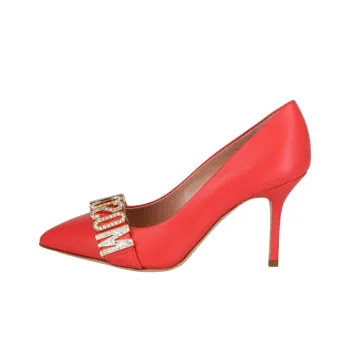 MOSCHINO Slim Heel High Heels 8.2cm Women's Red