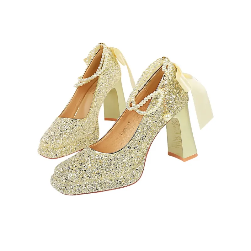 QITUMAUL High Heels Women's-11