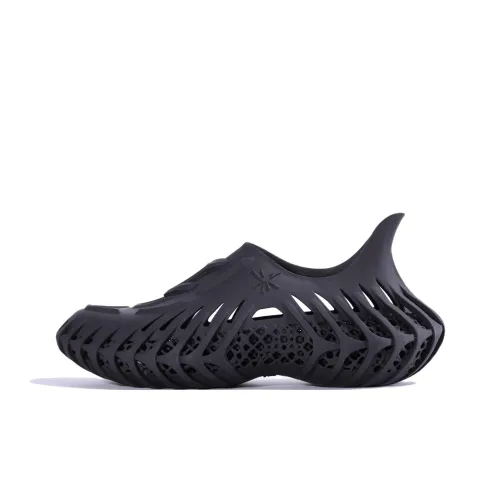 R CIYUAN 3D Printed Monolithic Clogs Men's Black