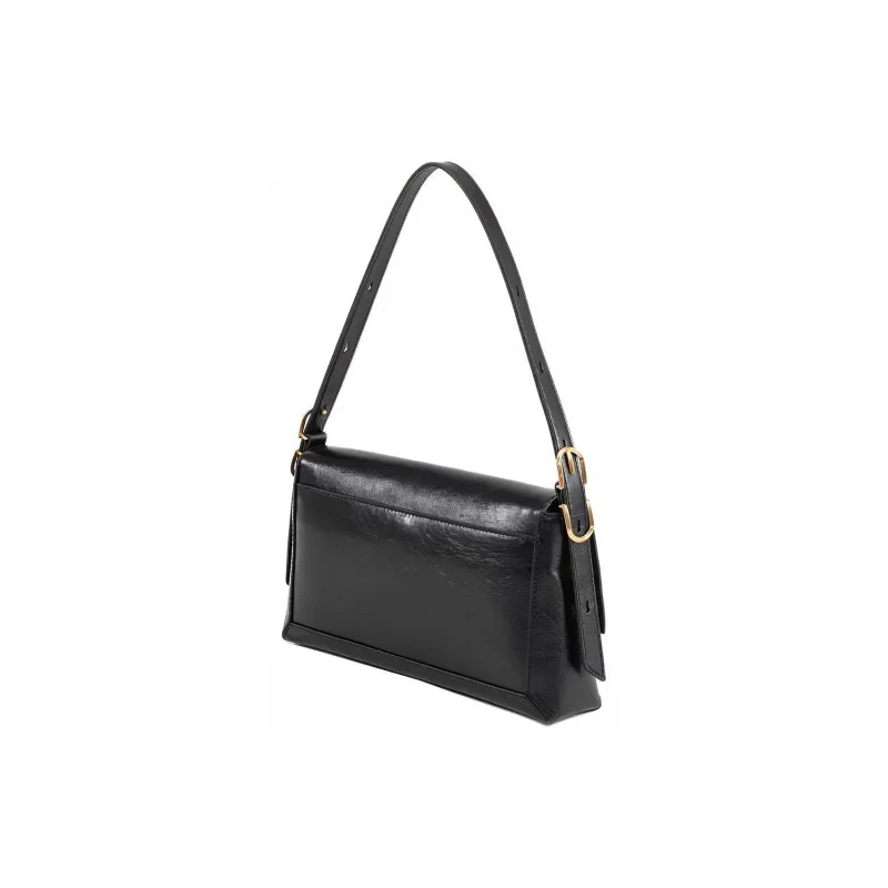 SAM EDELMAN Cow Leather Handbag Shoulder Bag Medium Size Women's Black-1