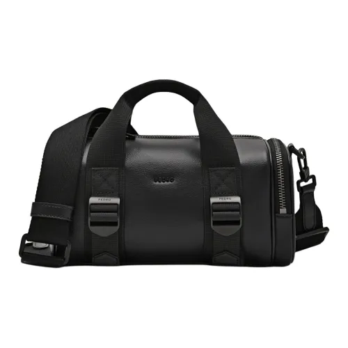PEDRO Synthetic Leather Boston Bag Handbag Trumpets Men's Multicolor