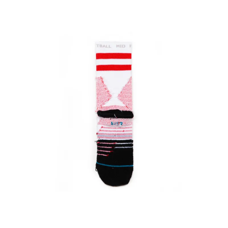 Stance Basketball Socks Unisex 1 Pack Red-3