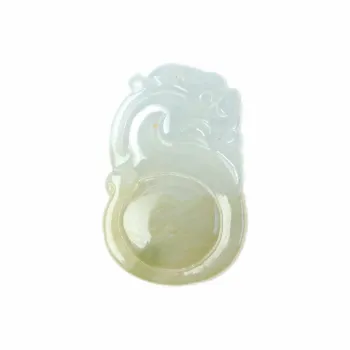 South Asia Bean Type Jadeite Pendants Unisex